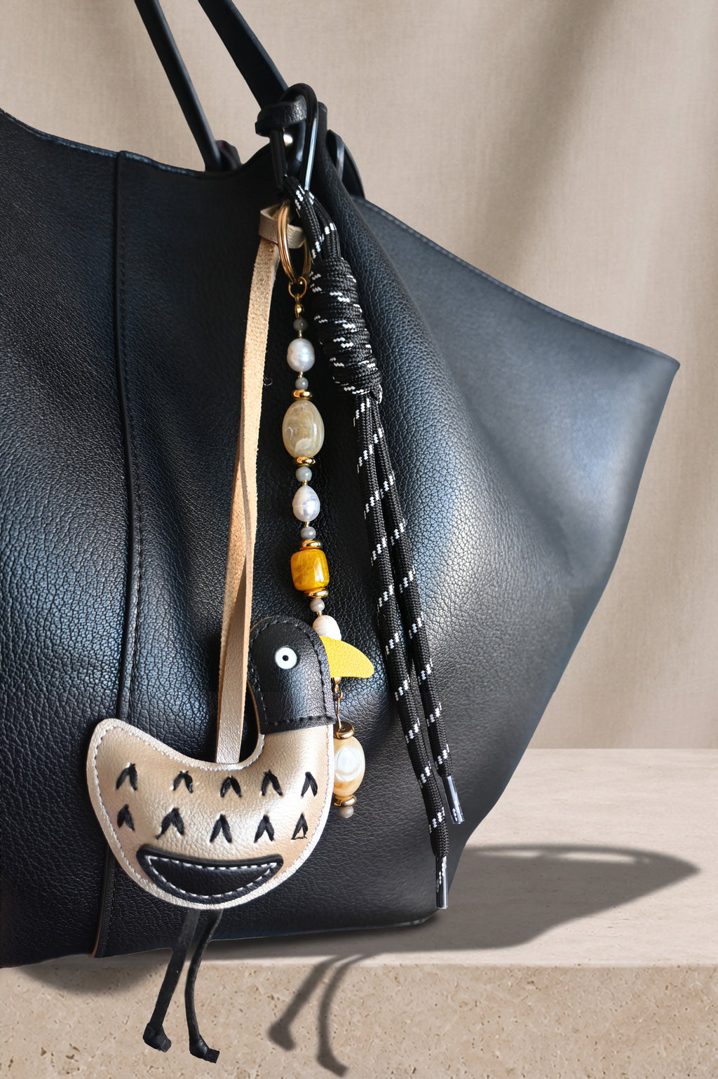 Midnight Duck Bag Charm