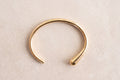 Golden Oval Bangle Bracelet