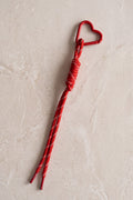 Red Heart Paracord Bag Charm