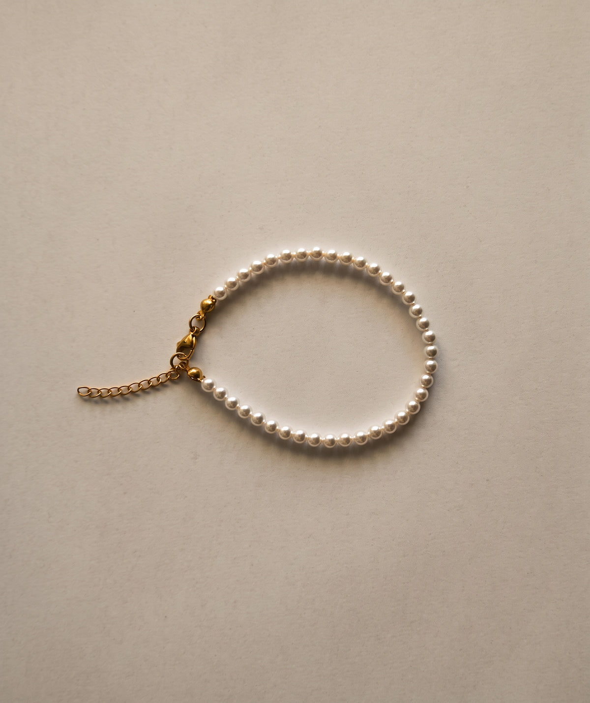 Crystal Pearl Bracelet · 4 mm
