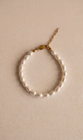 AAA Freshwater Rice Pearl Bracelet – 7 × 6 mm