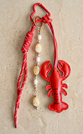 Scarlet Lobster Bag Charm